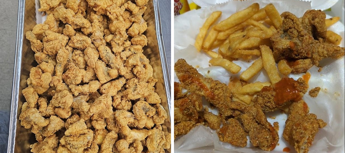 Sharks fish and chicken Menu