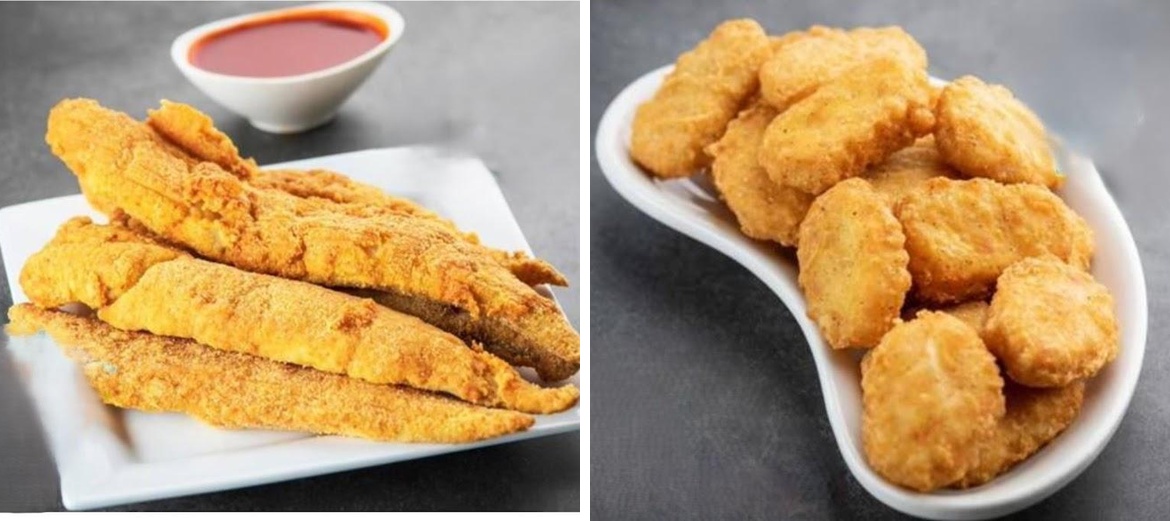 Sharks fish and chicken