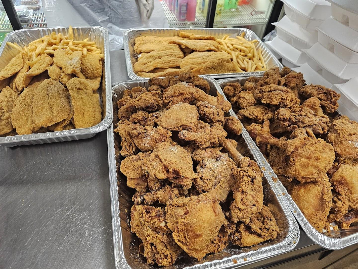 Sharks fish and chicken
