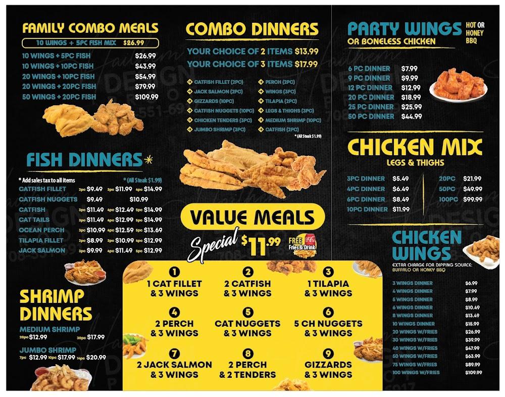 Sharks fish and chicken Menu image 1