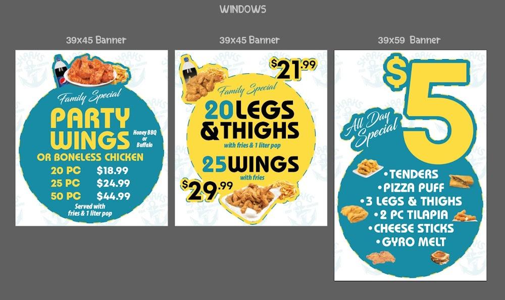 Sharks fish and chicken Menu image 4